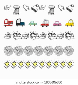 Vector frame from the Christmas garland. Light bulbs of different colors. garland for decorating new photos and postcards