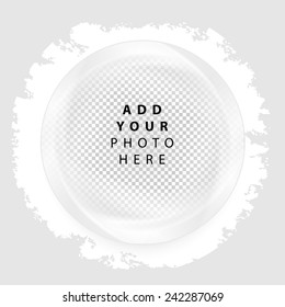 Vector Frame  circle. Brochure design templates collection