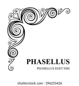 vector frame. Decorative design element