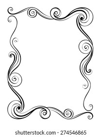 vector frame. Decorative design elements