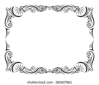vector frame. Decorative design elements