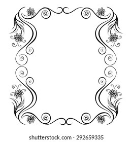 vector frame. Decorative design elements
