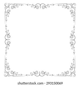 vector frame. Decorative design elements