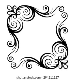 vector frame. Decorative design elements