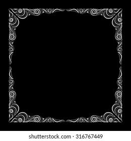 vector frame. Decorative design elements