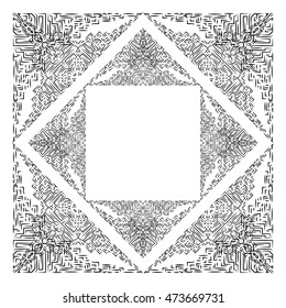 Vector frame. Decorative element