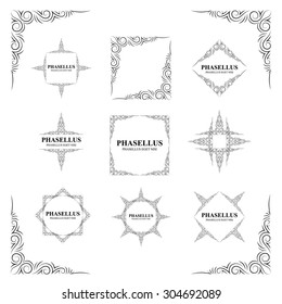 Vector frame. Decorative elements