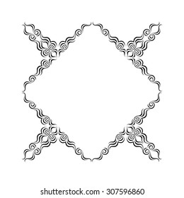 Vector frame. Design elements