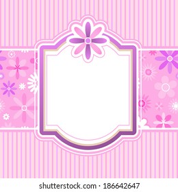 Vector frame design for invitation, greeting or announcement