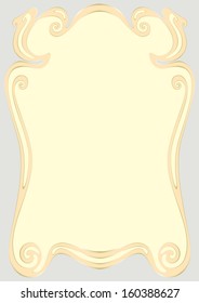 Vector frame design,  retro and old-fashion style