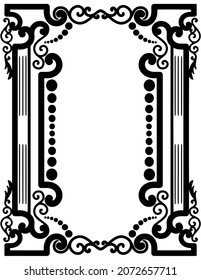 vector frame with elegant designs