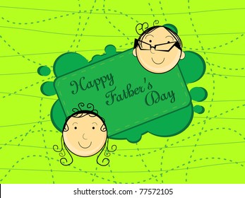 vector frame for father's day celebration
