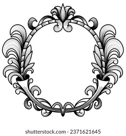 vector frame with floral ornament. decorative decorations for invitation cards, greeting cards, certificates and thank you notes