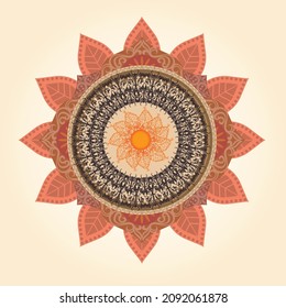 Vector frame of flowers. Vintage floral elements Isolated botanical illustration for a postcard.