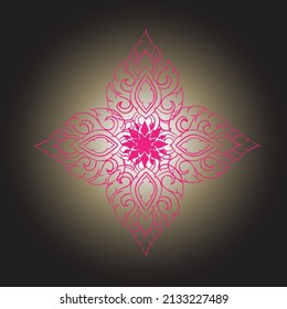 Marco vectorial de flores. Elementos florales vintage Isolación de ilustración botánica para una postal.