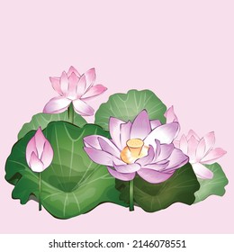 Vector frame of flowers. Vintage floral elements Isolated botanical illustration for a postcard.