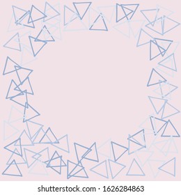 Vector frame of geometric shapes.