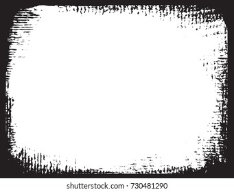 Vector frame for image.Grunge border frame.