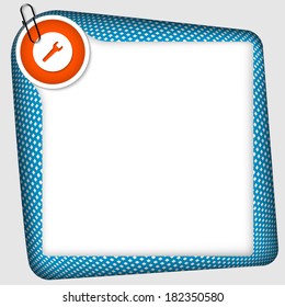 vector frame for inserting text with spanner