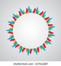 vector frame label vintage decoration 