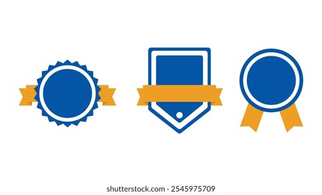Vector Frame for Logo in Flat Design Style