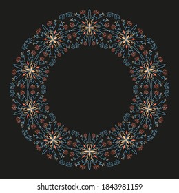 Vector frame, monogram of color mosaic tile borders. Antique ceramic decor design.  Mediterranean  decor. Portuguese or spanish retro old mosaic tiles. 