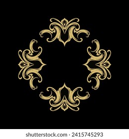 Vector frame ornament vintage classic element decoration