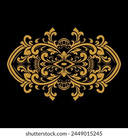Vector frame ornament vintage classic element decoration