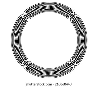 Vector frame for page decoration and vintage design
