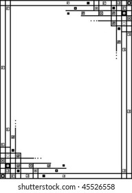 Vector Frame and Pattern