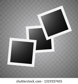 Vector frame for photos and pictures, photo collage, photo puzzle. Templates collage frames for photo or illustration. Vector Mood Board Branding Presentation