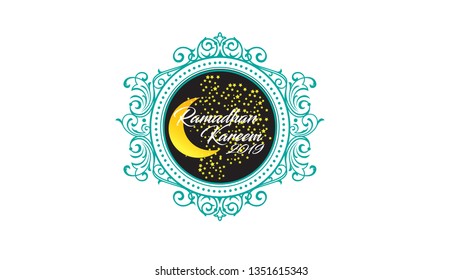 Vector Frame Ramadan Kareem