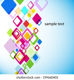 vector frame with rhombus. Vector blank for your presentation