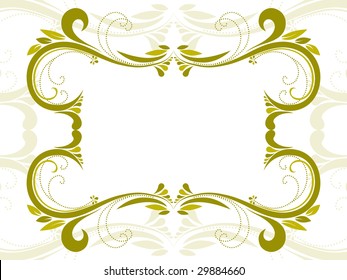  vector frame style tattoo illustration