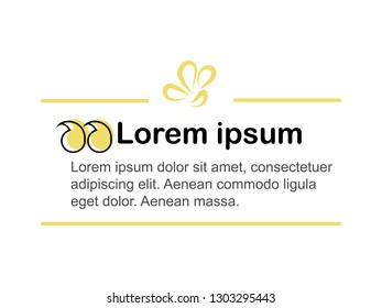 Vector frame for text. Form design for text. Block text on the site. Design block with a note. Frame for the banner. Cartoon frame for text.