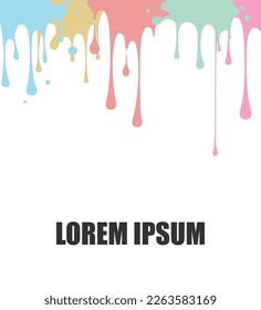 Vector frame for text and labels in the style of Modern Art graphics for hipsters background paint, design element for design business cards, invitations, gift cards, flyers and brochures