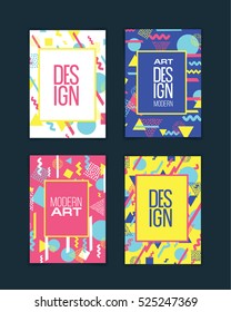 Vector frame for text and labels in the style of Modern Art graphics for hipsters background paint, design element for design business cards, invitations, gift cards, flyers and brochures