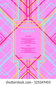 Vector frame for text and labels in the style of Modern Art graphics for hipsters background paint, design element for design business cards, invitations, gift cards, flyers and brochures.