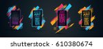 Vector frame for text Modern Art graphics for hipsters . dynamic frame stylish geometric. element for design business cards, invitations, gift cards, flyers and brochures