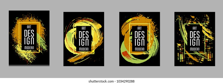 Vector frame for text Modern Art graphics for hipsters. Applicable for placards, brochures, posters, covers and banners.