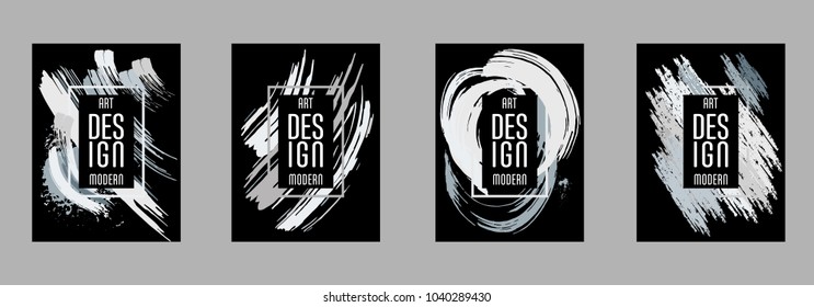 Vector frame for text Modern Art graphics for hipsters. Applicable for placards, brochures, posters, covers and banners.