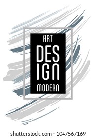 Vector frame for text Modern Art graphics for hipsters. Applicable for placards, brochures, posters, covers and banners.