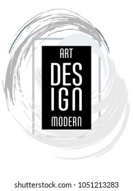Vector frame for text Modern Art graphics for hipsters. Applicable for placards, brochures, posters, covers and banners.