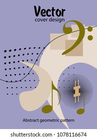 Vector frame for text Modern Art graphics for hipsters. Applicable for placards, brochures, posters, covers and banners.