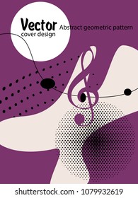 Vector frame for text Modern Art graphics for hipsters. Applicable for placards, brochures, posters, covers and banners.