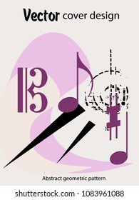 Vector frame for text Modern Art graphics for hipsters. Applicable for placards, brochures, posters, covers and banners.