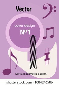 Vector frame for text Modern Art graphics for hipsters. Applicable for placards, brochures, posters, covers and banners.