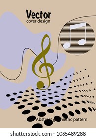 Vector frame for text Modern Art graphics for hipsters. Applicable for placards, brochures, posters, covers and banners.