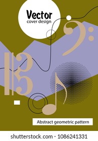 Vector frame for text Modern Art graphics for hipsters. Applicable for placards, brochures, posters, covers and banners.