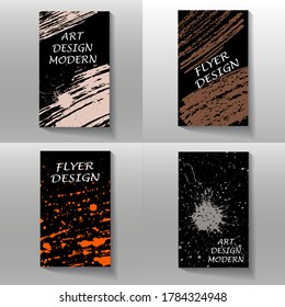 Vector frame for text Modern Art graphics for hipsters. Applicable for placards, brochures, posters, covers and banners. Vector illustration.